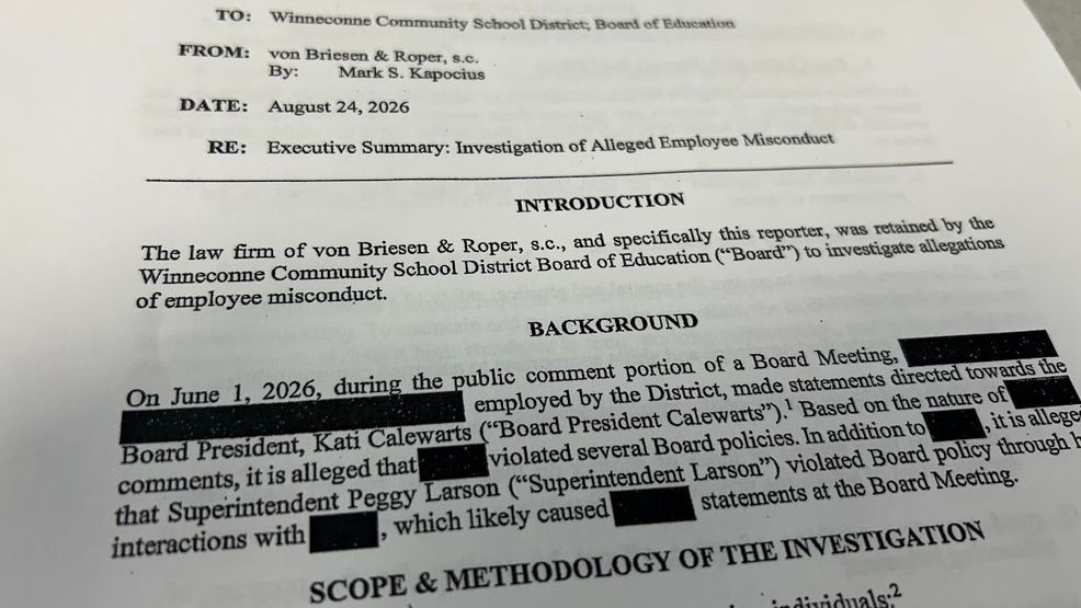 New documents reveal details on investigation, retirement for Winneconne's Peggy Larson — Fox 11 Green Bay Local, Grand Forks Community news